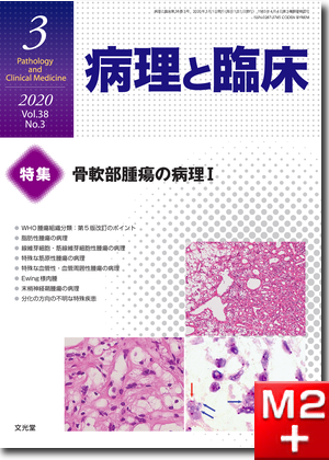 病理と臨床 2020年 3月号（38巻3号）骨軟部腫瘍の病理Ⅰ