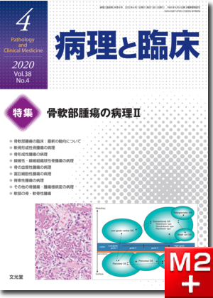 病理と臨床 2020年 4月号（38巻4号）骨軟部腫瘍の病理Ⅱ