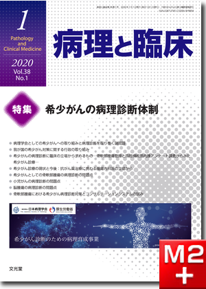 病理と臨床 2020年 1月号（38巻1号）希少がんの病理診断体制