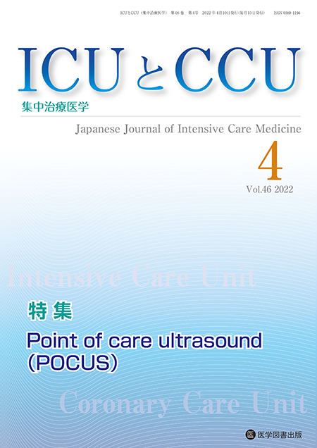 ICUとCCU　2022年4月号（Vol.46 No.4）【特集】Point of care ultrasound （POCUS）
