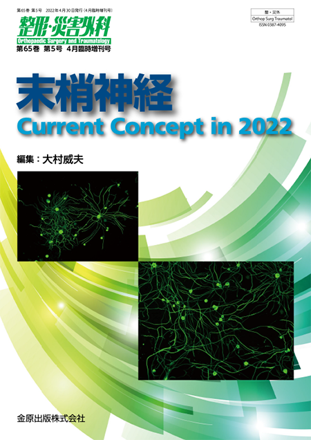 整形・災害外科 2022年4月臨時増刊号 65巻5号 特集 末梢神経 Current Concept in 2022 【電子版】