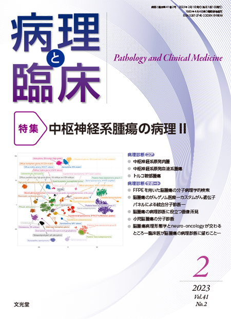 病理と臨床  2023年2月号（41巻2号） 中枢神経系腫瘍の病理Ⅱ