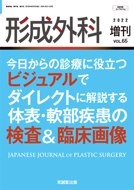 形成外科 2022年6月増刊号【特集】ビジュアルでダイレクトに解説する検査＆臨床画像