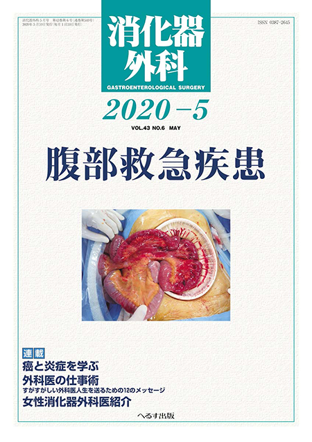 消化器外科 2020年5月号 第43巻第6号 腹部救急疾患