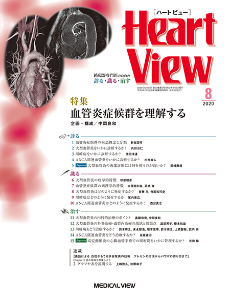Heart View 2020年8月号 Vol.24 No.8 血管炎症候群を理解する