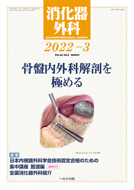 消化器外科 2022年3月号 第45巻第3号　骨盤内外科解剖を極める