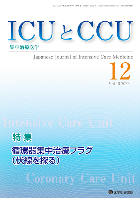 ICUとCCU　2022年12月号（Vol.46 No.12）【特集】循環器集中治療フラグ（伏線を探る）
